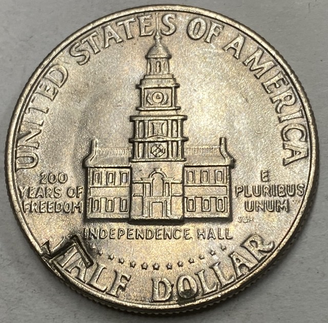 1976-P-Kennedy-Half---Odd-Mark--PMD-Or-Something-Else?