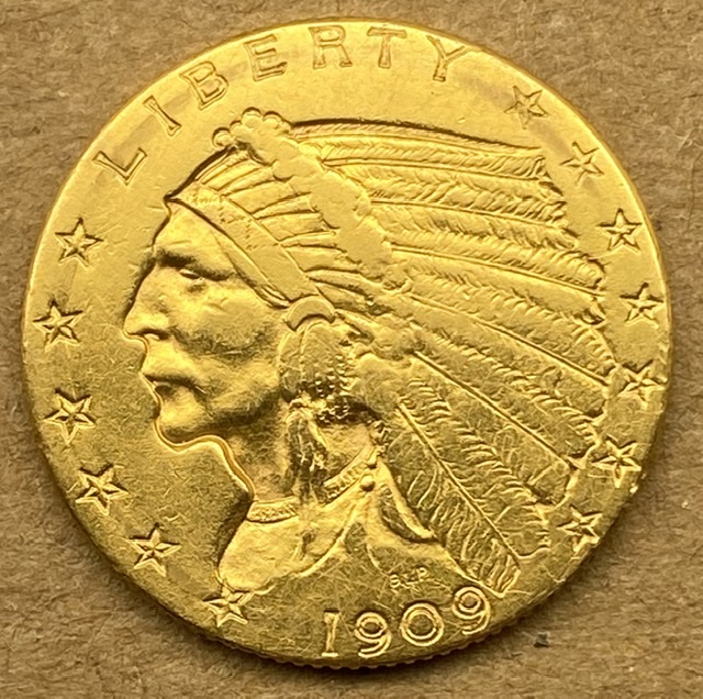 1909-$2.50-Gold-Coin---Grade?