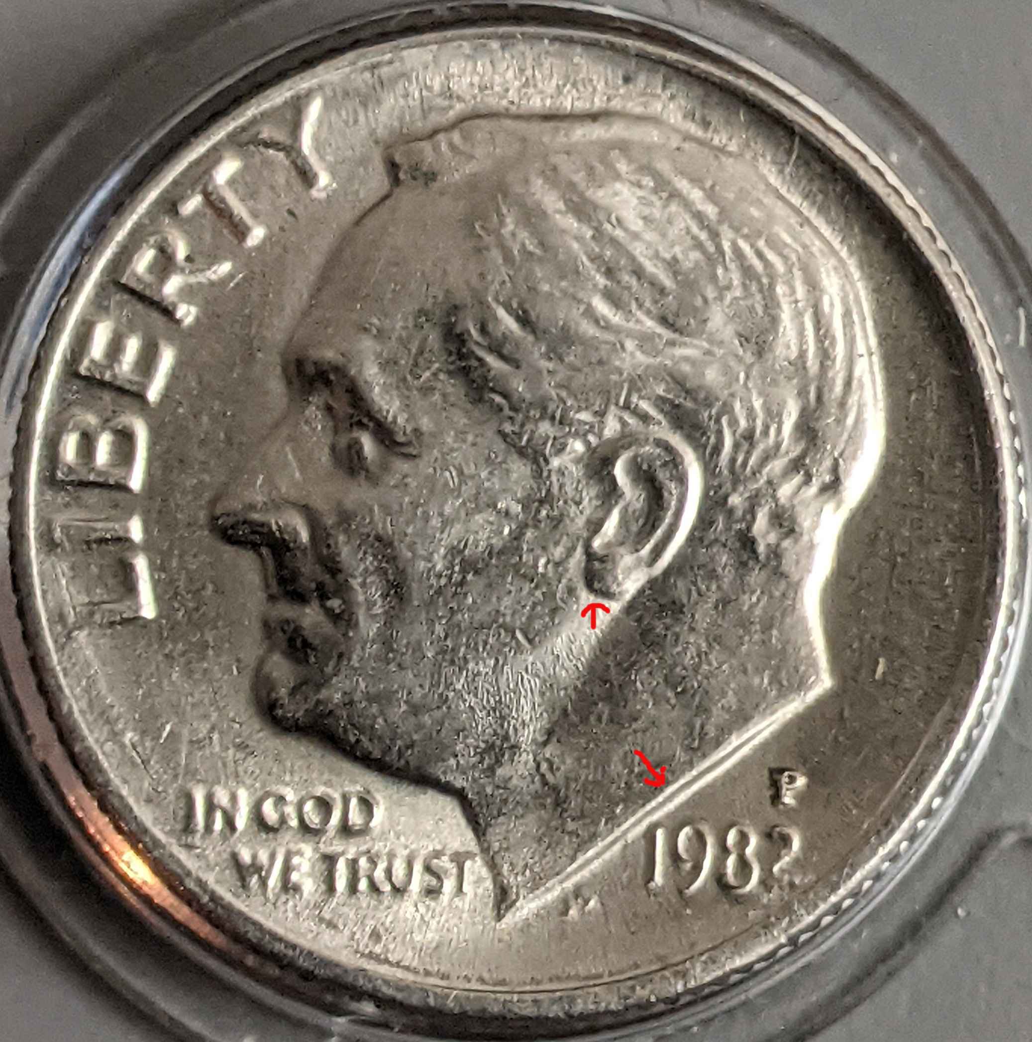 Dime-1982-P-Somethings-Here?-Thanks-For-Answer!