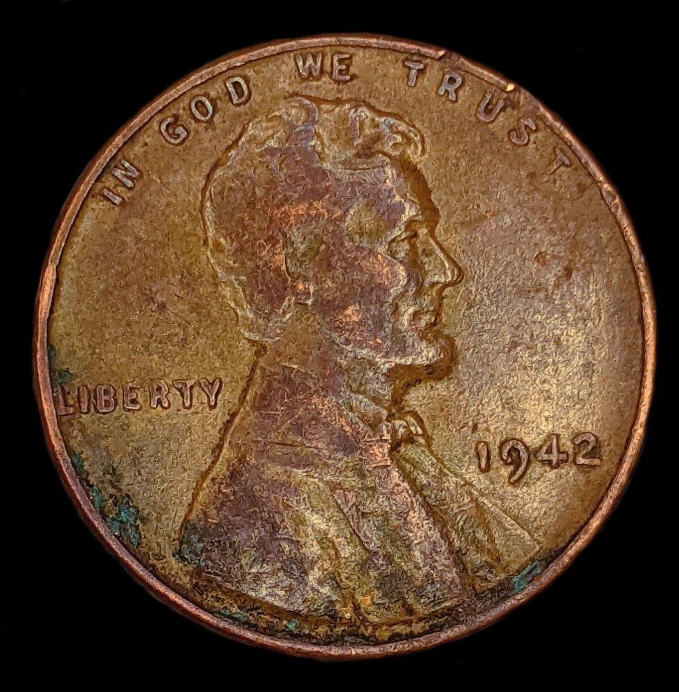 1-Cent-1942-Lamination-Or-Die-Crack?-Thanks-For-Answers!