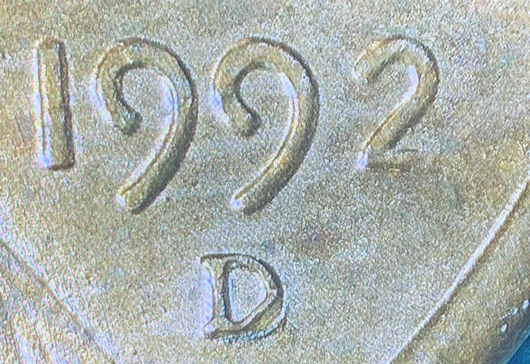 1992-D-Cent-Mint-Mark-Error-Or-Damage?