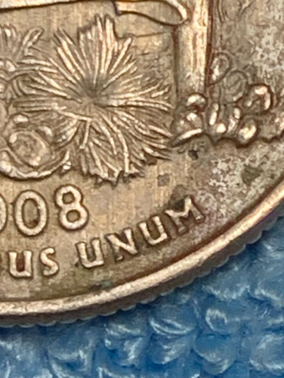 2008-D-Arizona-Extra-Leaf-Error/Maybe-Clad-Error?