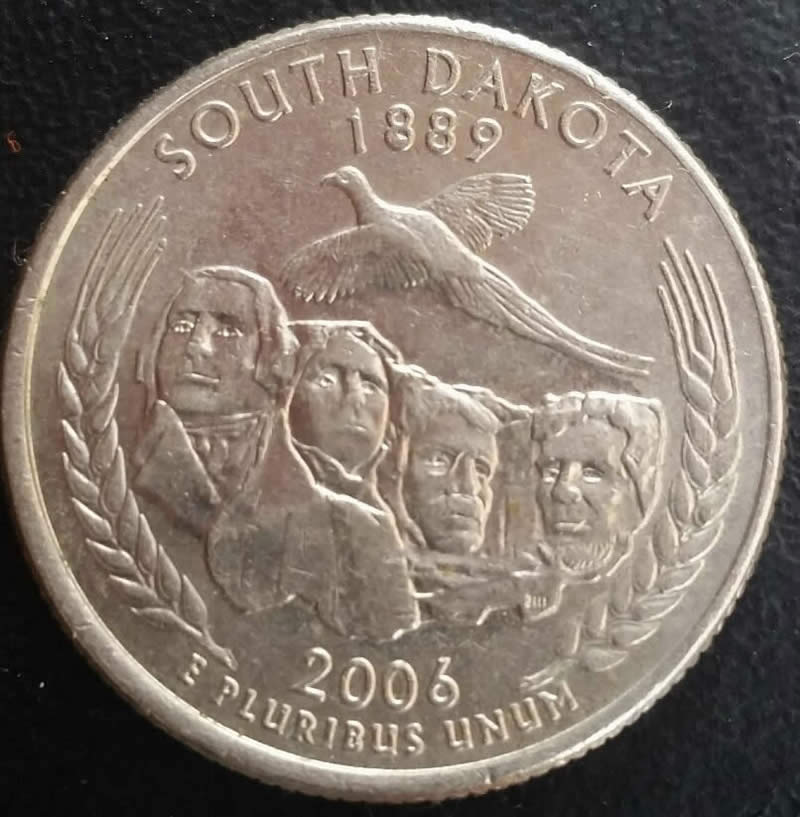 2006-South-Dakota-Statehood-Quarter-Help-With-Possible-Error-On-Reverse-I'm-The-Numbers-88
