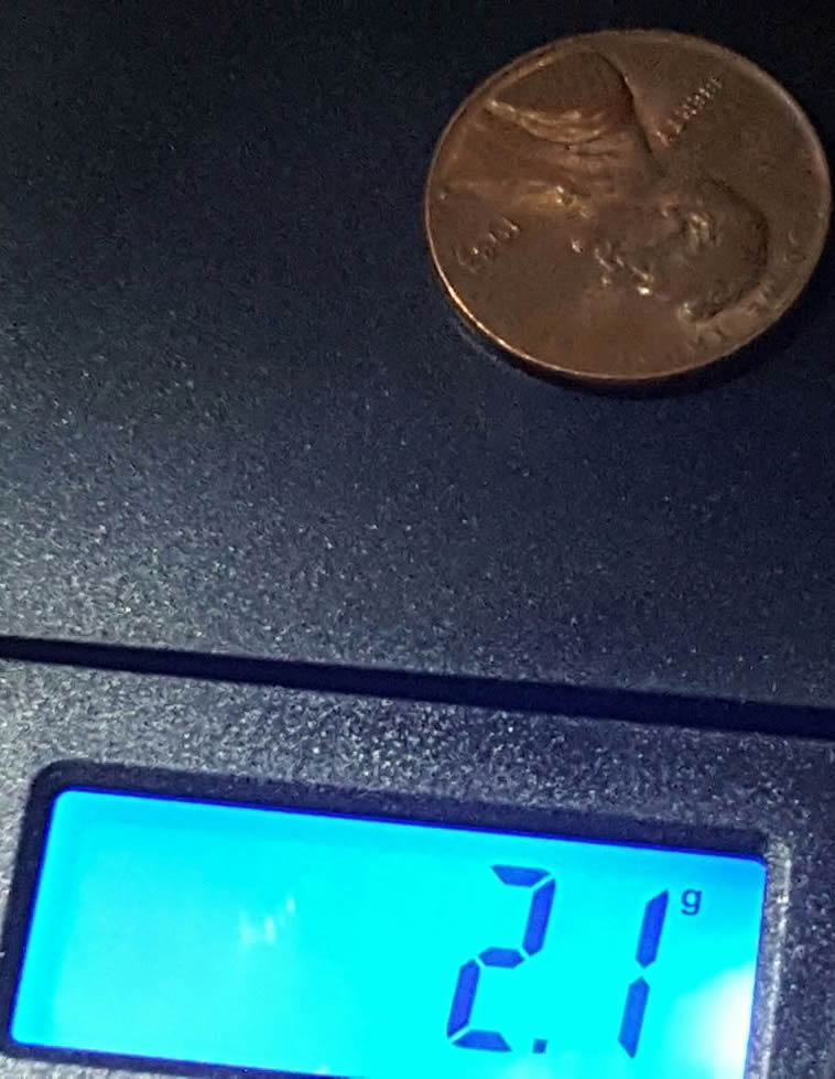 1983-Penny-Weighing-Only-2.1-G