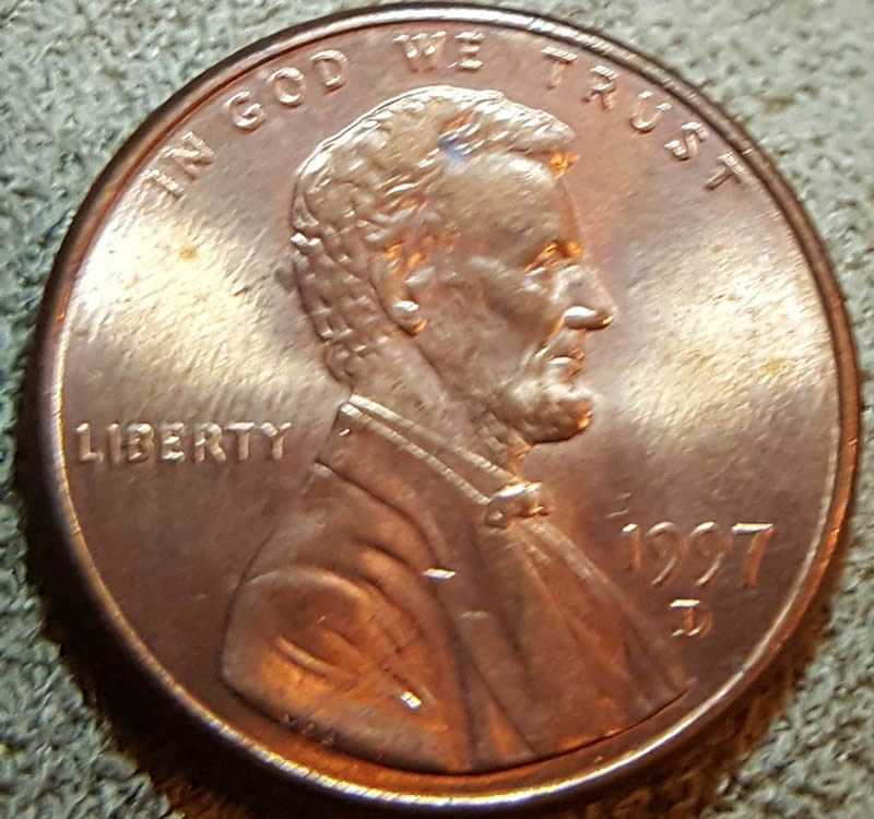 1997-D-Lincoln-Penny-Doubled-Ear