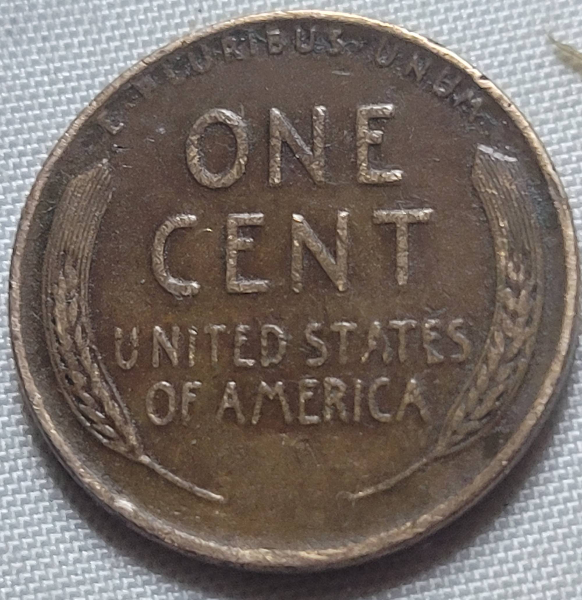 1944-Wheat-Cent-No-Mint-Mark-Error-Coin?-Error-In-The-L-Of-Liberty-And-Maybe-Other-Errors?-Thought