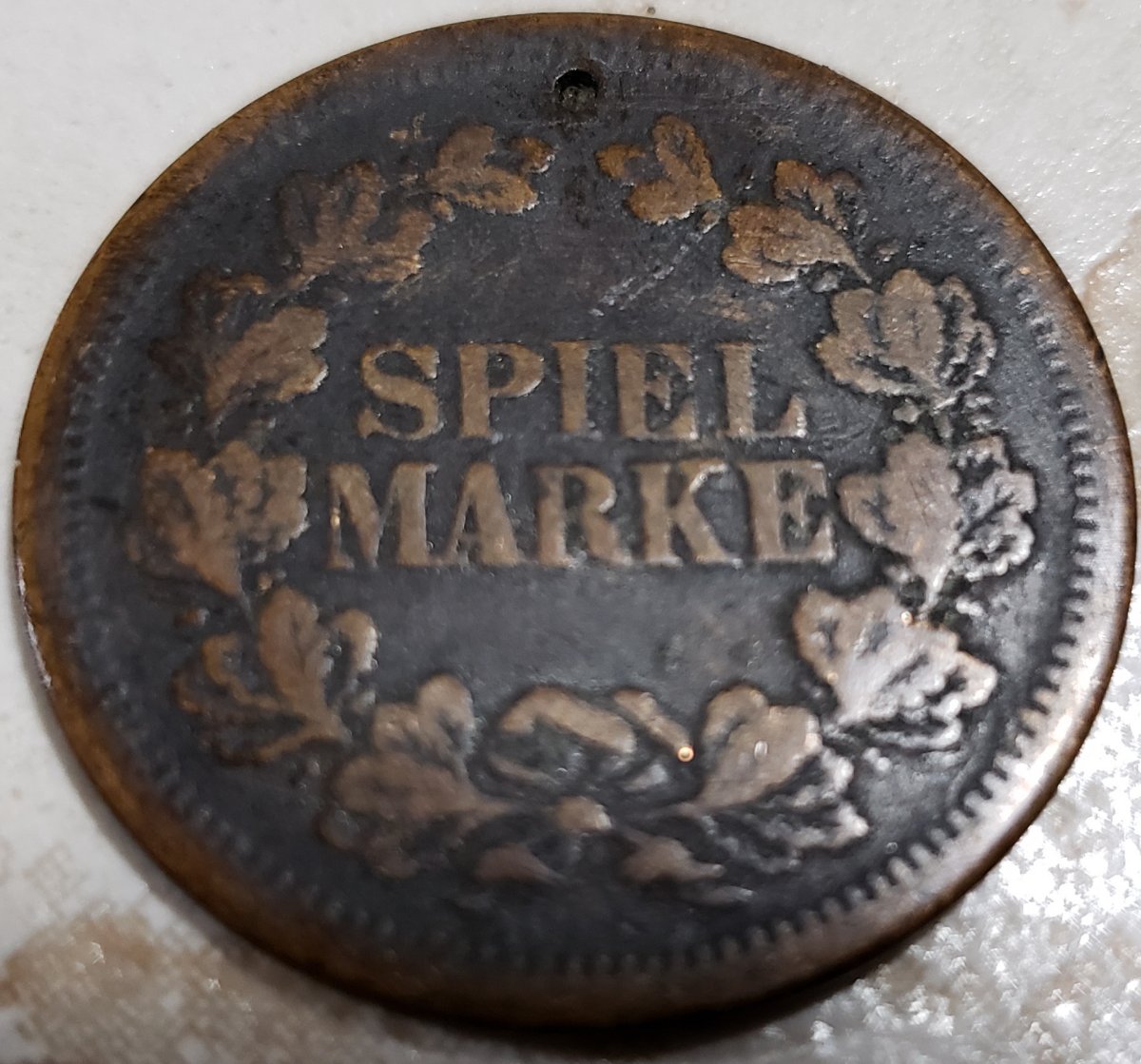 George-Washington-Spiel-Marke-Token-Identification