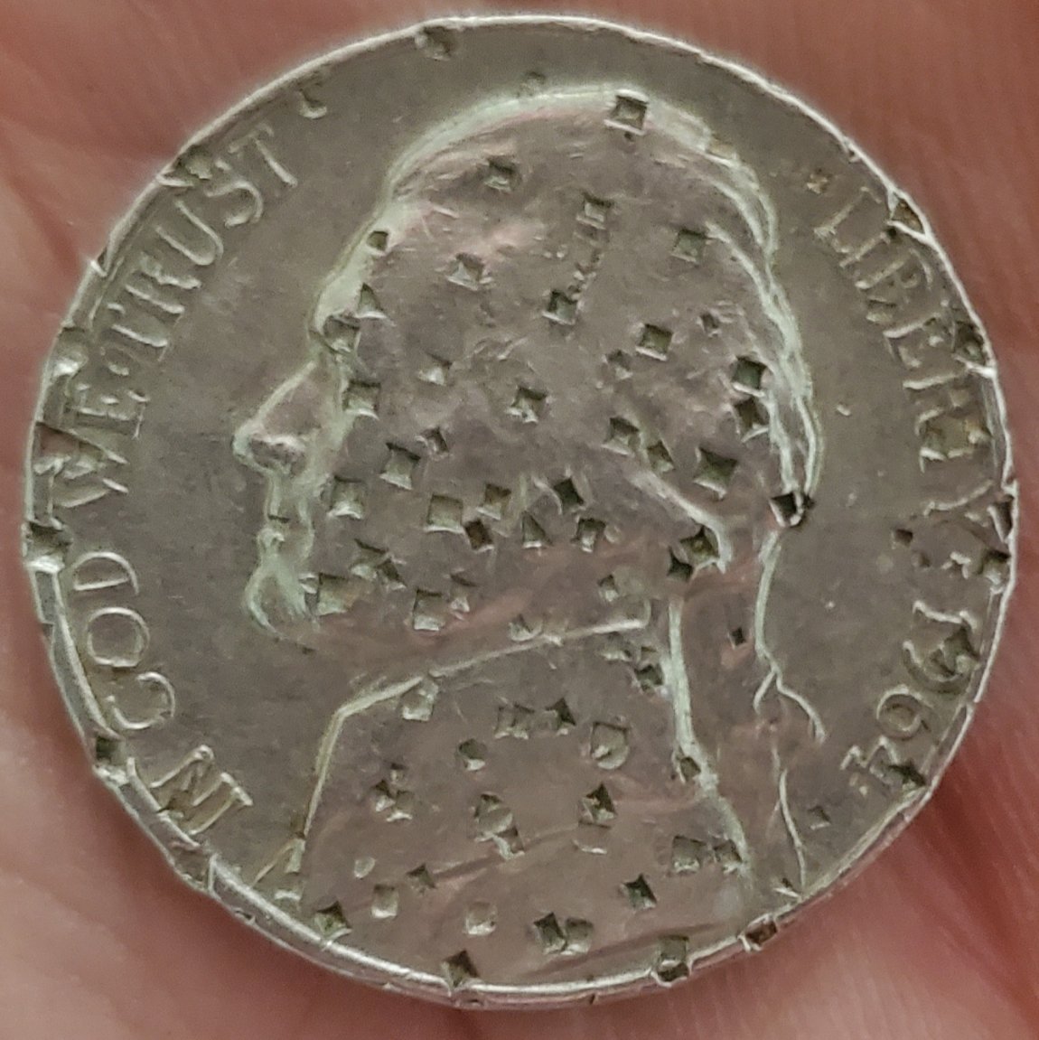 1964-Nickel.-May-Have-Taken-Machine-Gun-Fire-From-A-Barbie.-PMD?