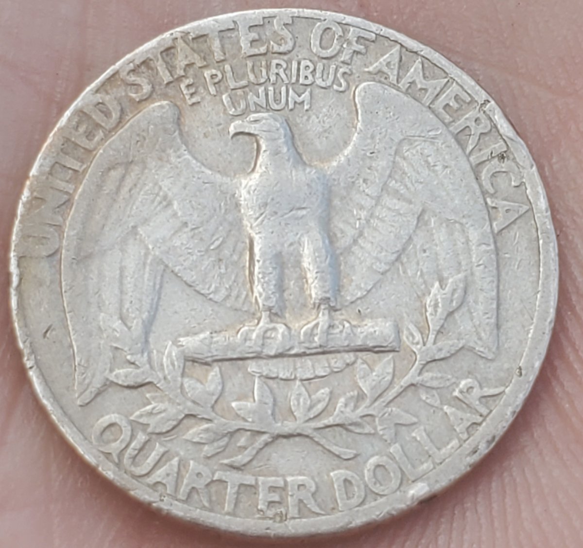 1967-Quarter.different-Planchet,-Red-Coloring?