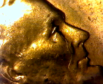 1953-D-Wheat,-2-Coins-W/-Same-Error-Found-In-OBW,-Is-It-Debris?