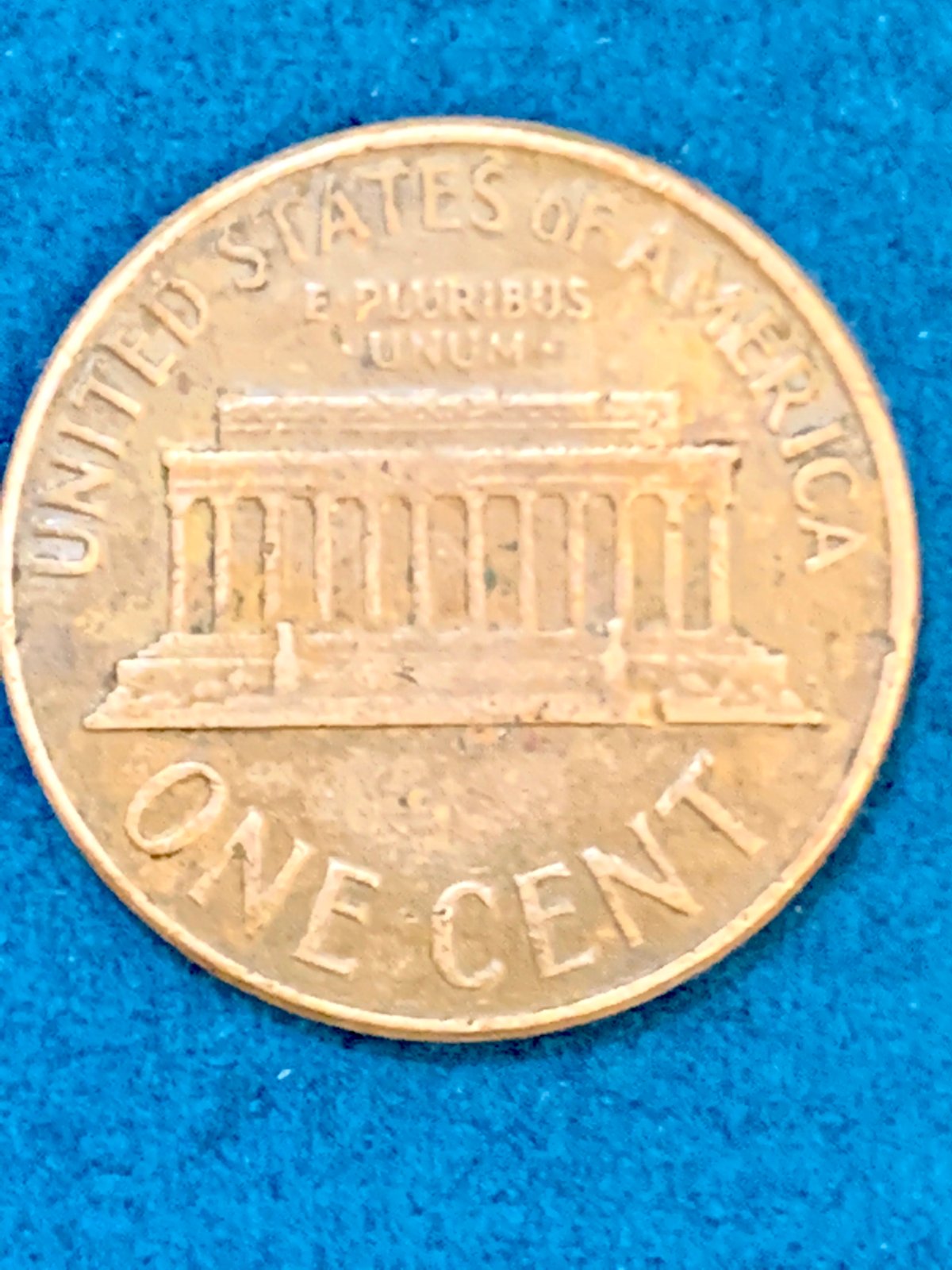 1962-D-Penny-Unique-Marks-/-Error