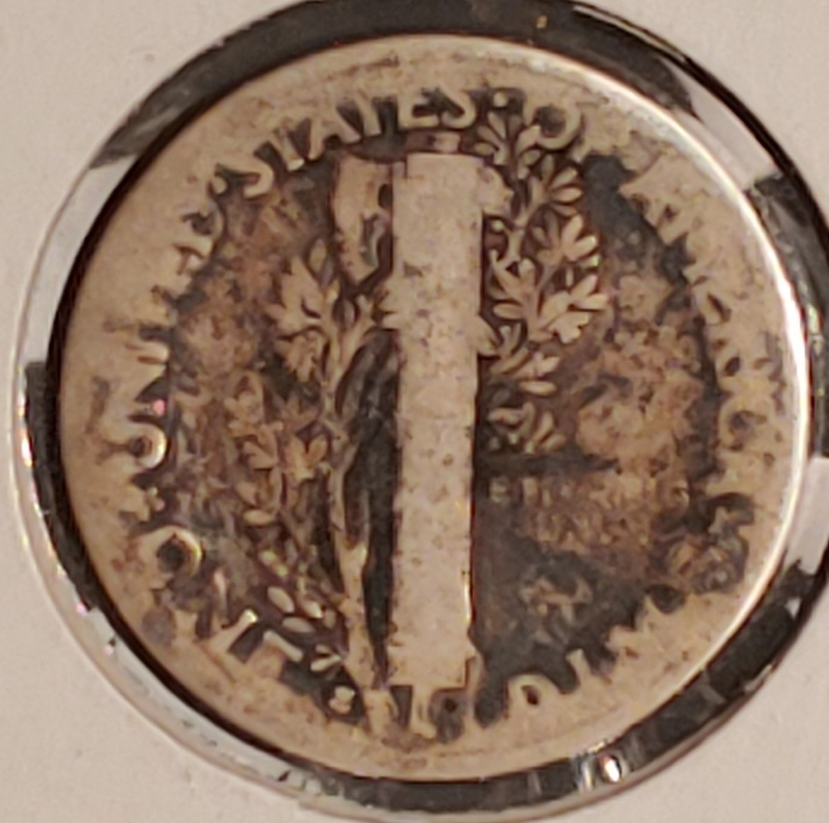 1916-S.-Mercury-Dime/Obverse---Reverse-Clash,-Strike-Errorr?