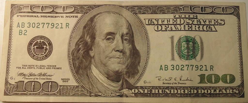 1996-$100-Note,-Maybe-An-Error?