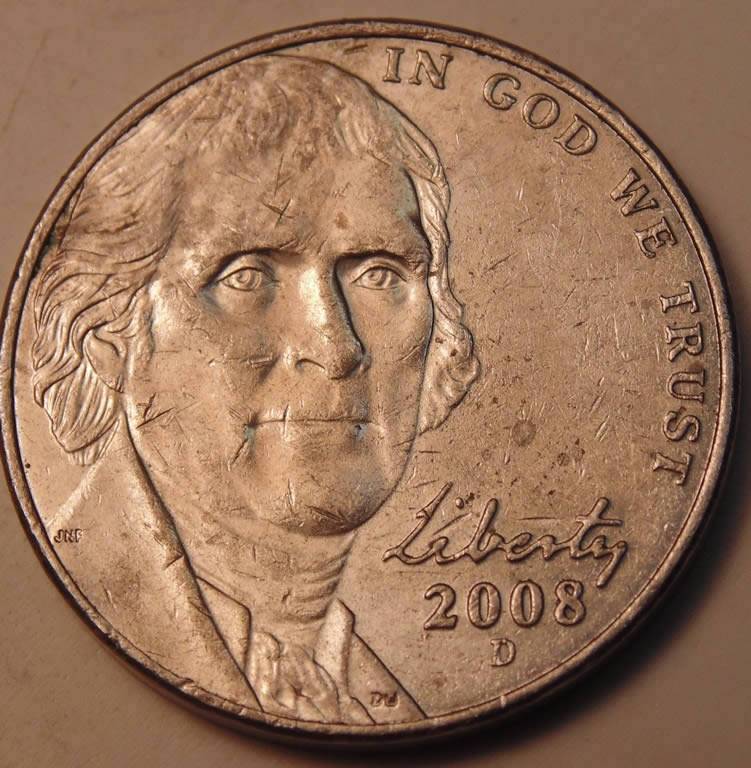 2008-Nickel-With-Weird-Reverse-Circles!