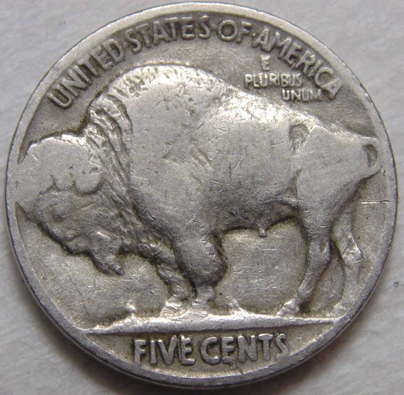 1928-Buffalo-Nickel,-Well-Placed-Hit?