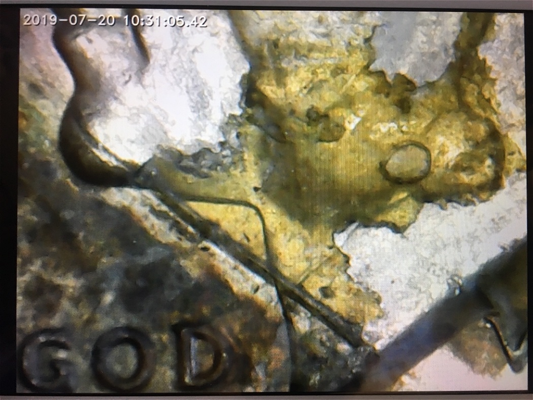 1995-D-Kennedy-Half-Struck-Through-Gold-Coin?