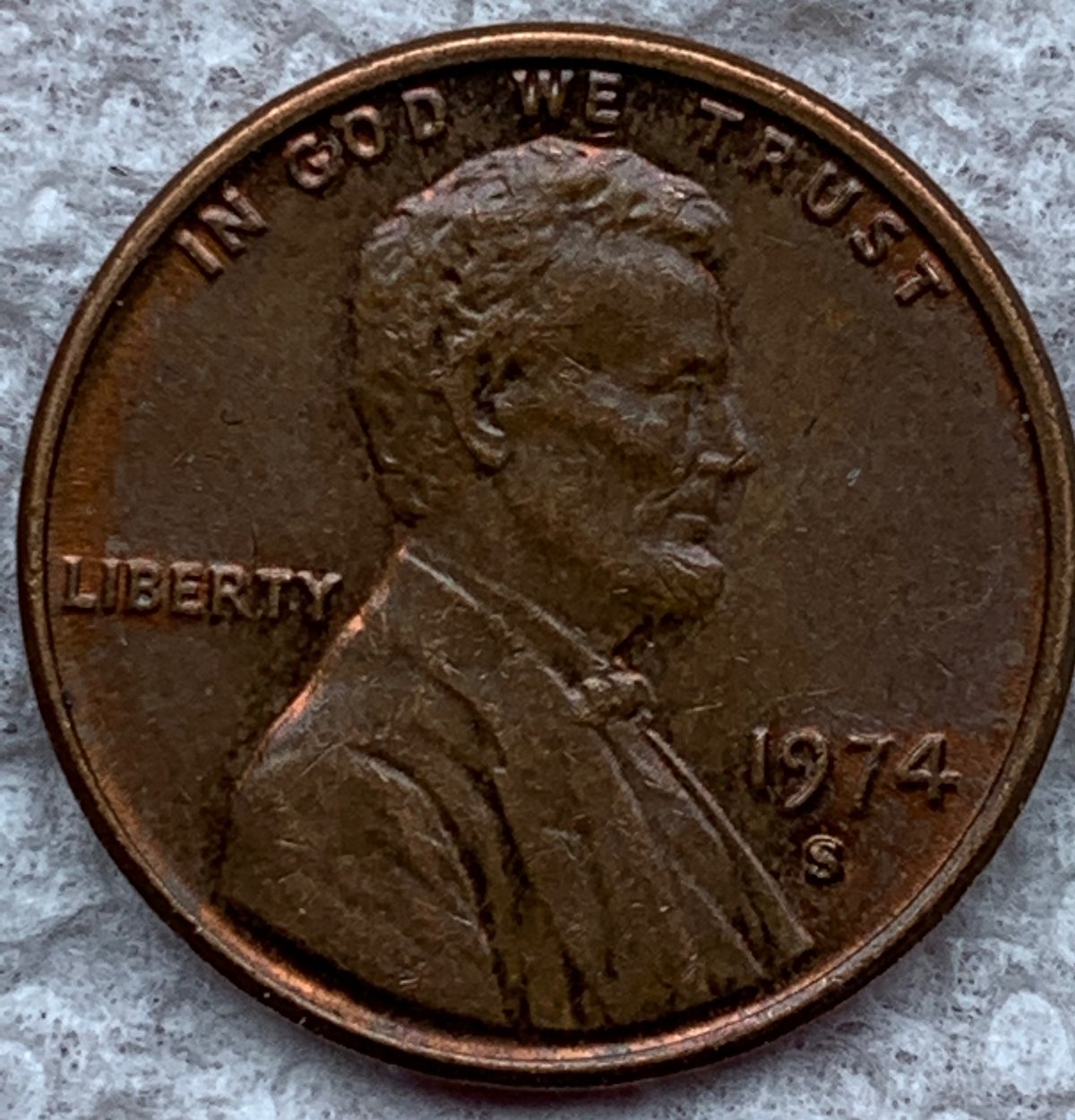 1974-S-Lincoln-Cent-For-Grading-/-Educational