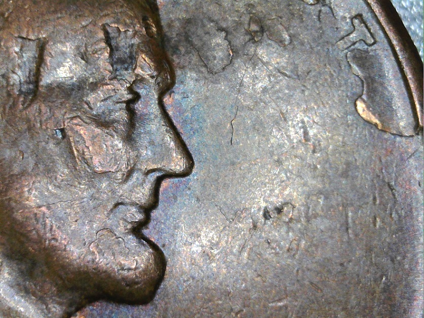 1957-Cent-With-Lamination-Issues