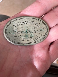 1800's?-Silver-Theatre-Token,-Any-Help-To-Identify-It-Would-Be-Great!