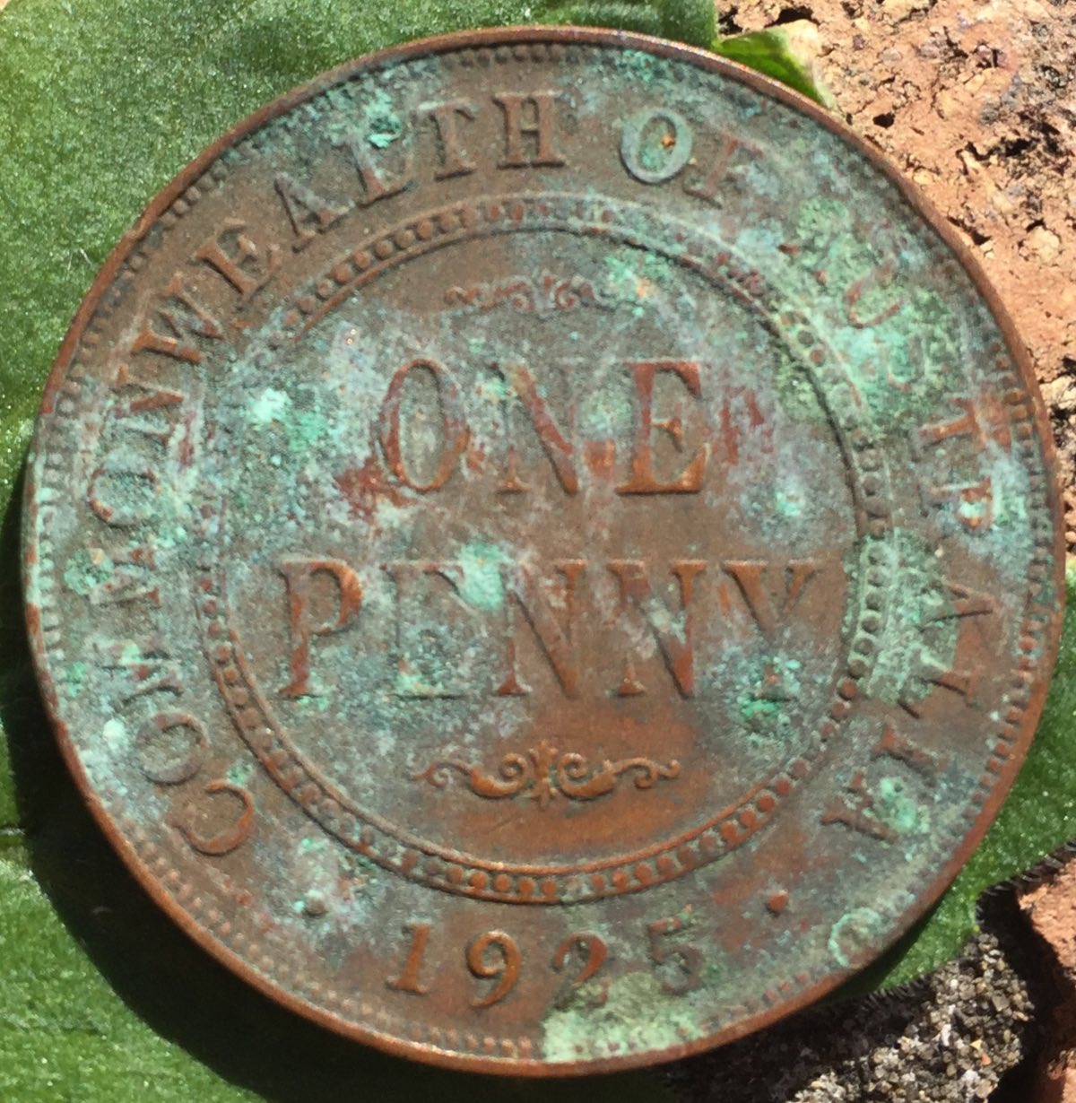 Cleaning-Residue-From-A-1925-Penny