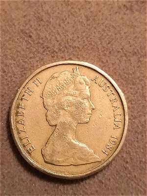 Error-$1-Australian-1984-Coin