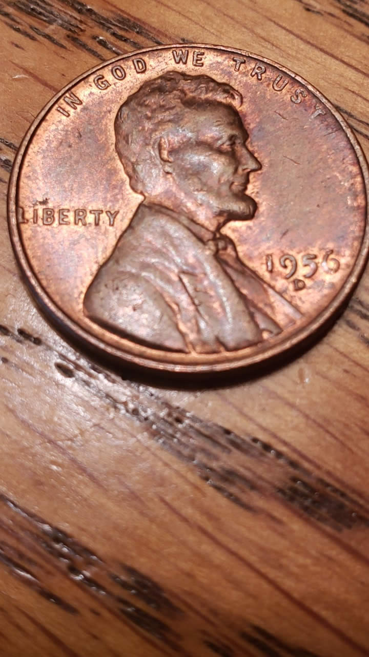 Strange-1956-D-Cent,-Wrong-Weight-Possible-RPM