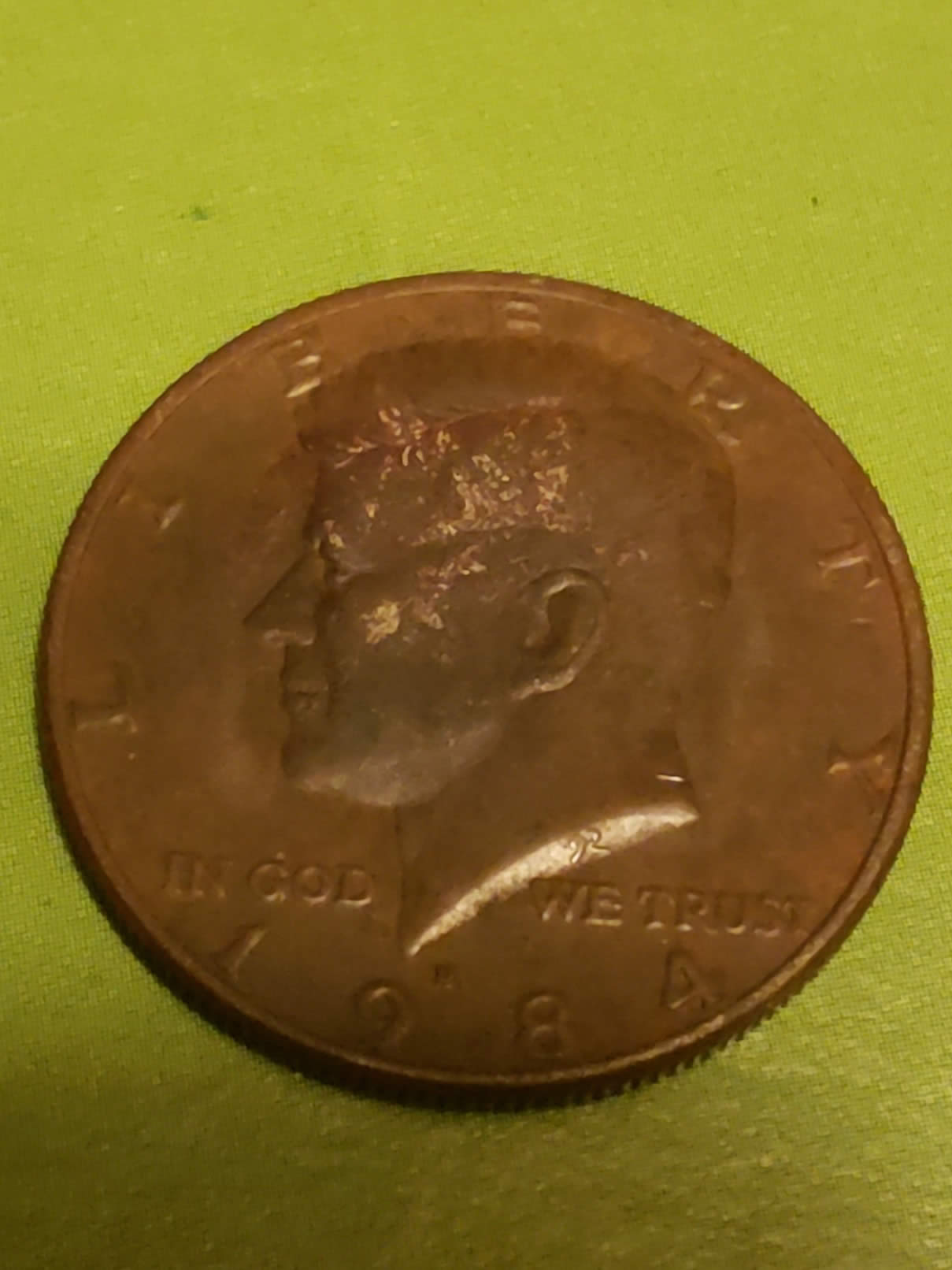 1984-Kennedy-Half,-Is-Missing-Clad-Layer?