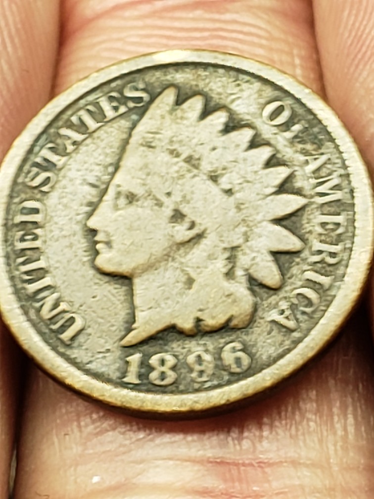 1896-Indian-Cent,-Possible-Flying-9?-Possible-Doubling?