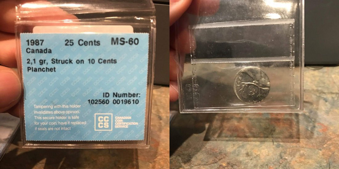 5-Cent-And-25-Cent-Struck-On-10-Cent-Planchets