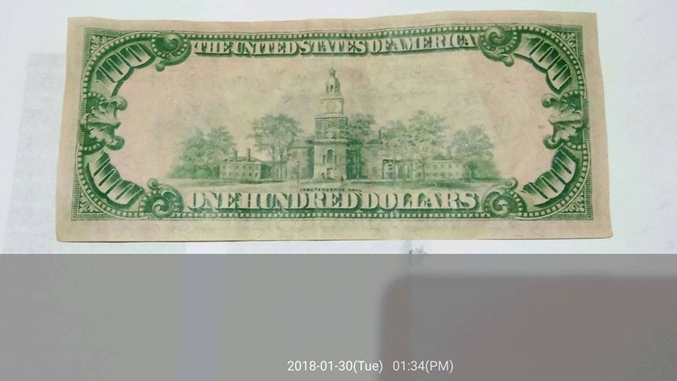 WW2-Sunk-Ship-San-Franciso-First-Mint-100-Dollar-Bills