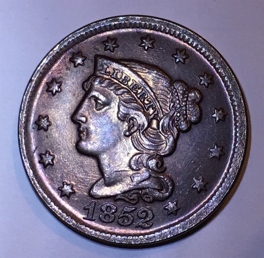 1852-Large-Cent-For-Grading