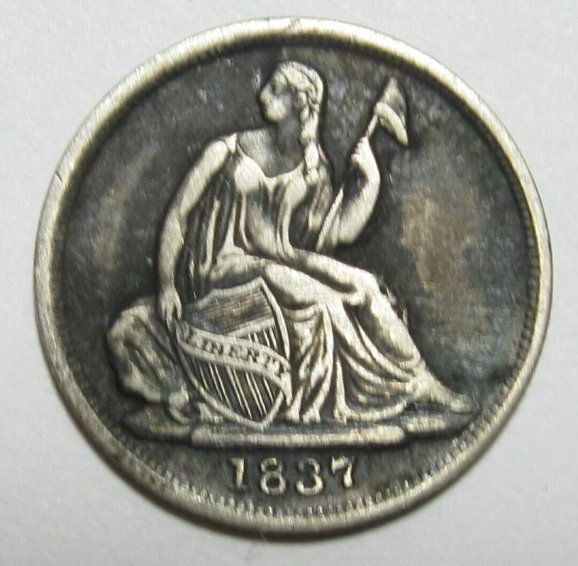 Fake-Or-Real-1837-Seated-Liberty-Half-Dime?
