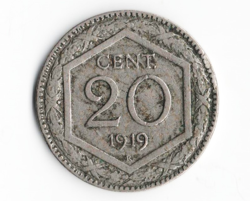 Italy---20-Centesimi-1918-Overstrucked-On-20-Centesimi-1894-?
