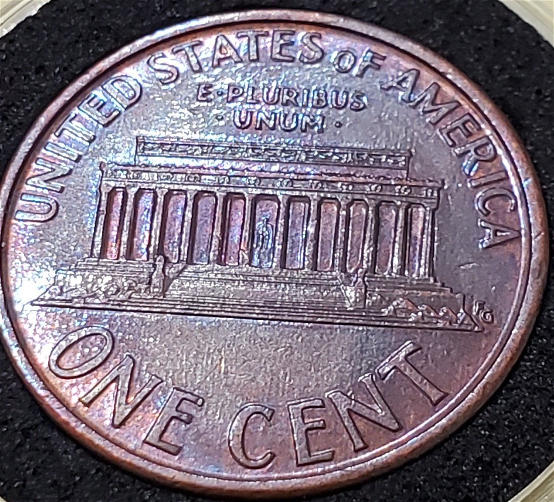 1993-D-Lincoln-Cent-/-Toning-/-DDO-1993-&-D-/-FS