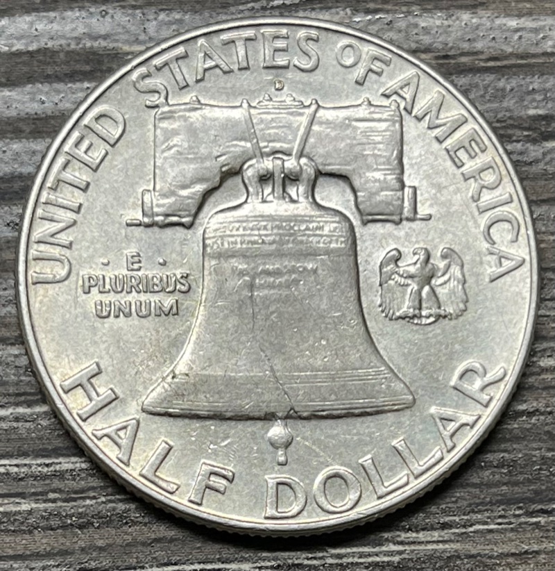 1963-D-Franklin-Half---Purchased-For-$12-At-Local-Pawn-Shop---My-Thought-MS-63/64---Thoughts?