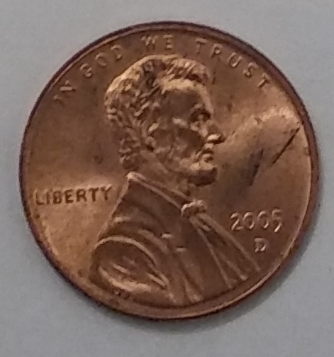 2005-D-Lincoln-Penny-With-Double-Nose