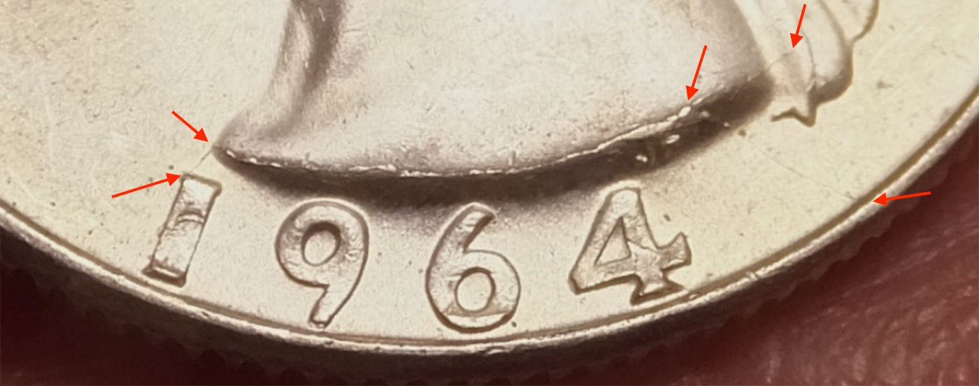 Another-1964-D-Washington-Quarter-With-Die-Cracks