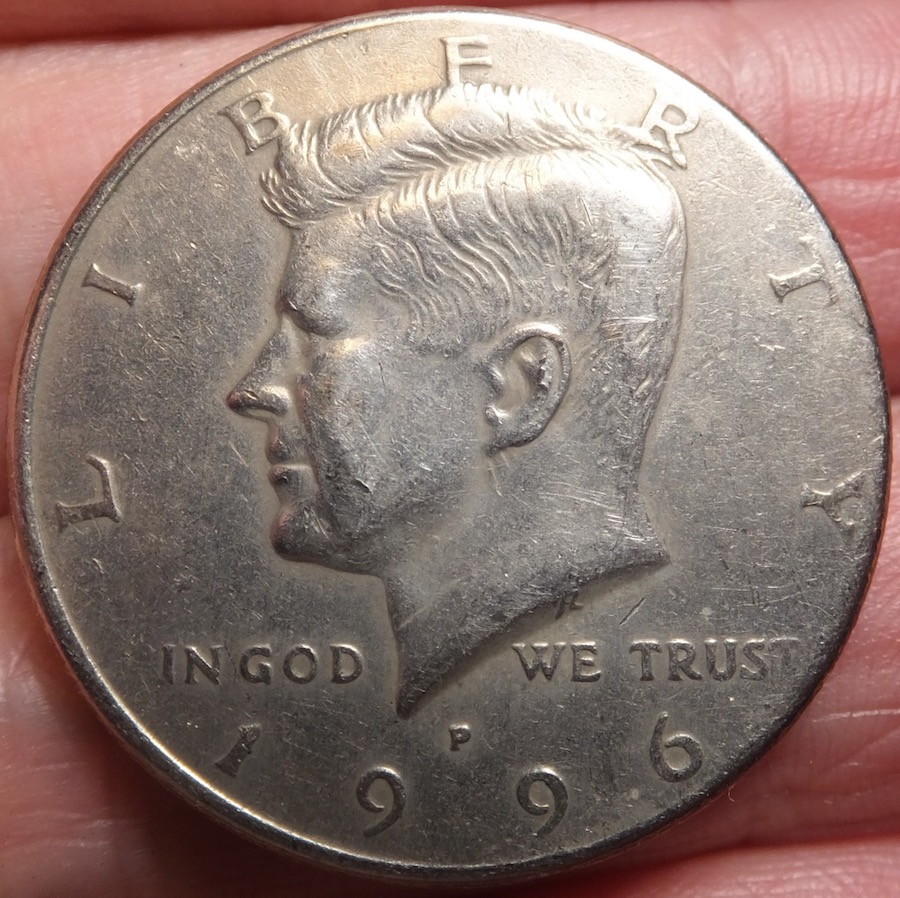 1996-P-Kennedy-Half-Magician-Coin