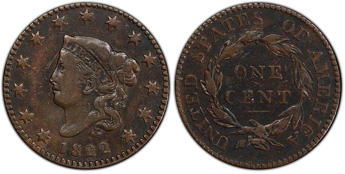 An-1822-Cent-Hosting-A-British-Cutler's-Logo-Stamp-.-Might-This-Be-An-N-14-?