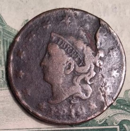 1819-Large-Cent-Huge-Lamination-What-Made-It-Explode?