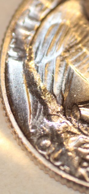 Damaged-Quarter-In-1965-S.s.-Mint-Set.-Both-Sides.-Looking-For-Info
