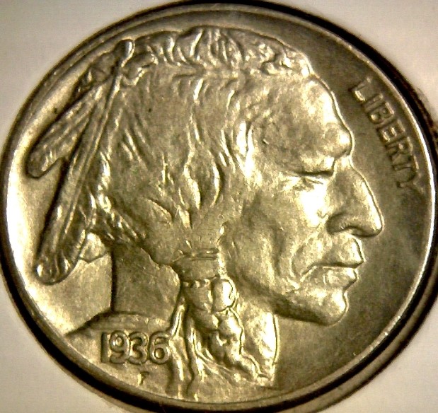 1936-Buffalo-Nickel-Odd-Raised-Lines-Above-And-Below-Date