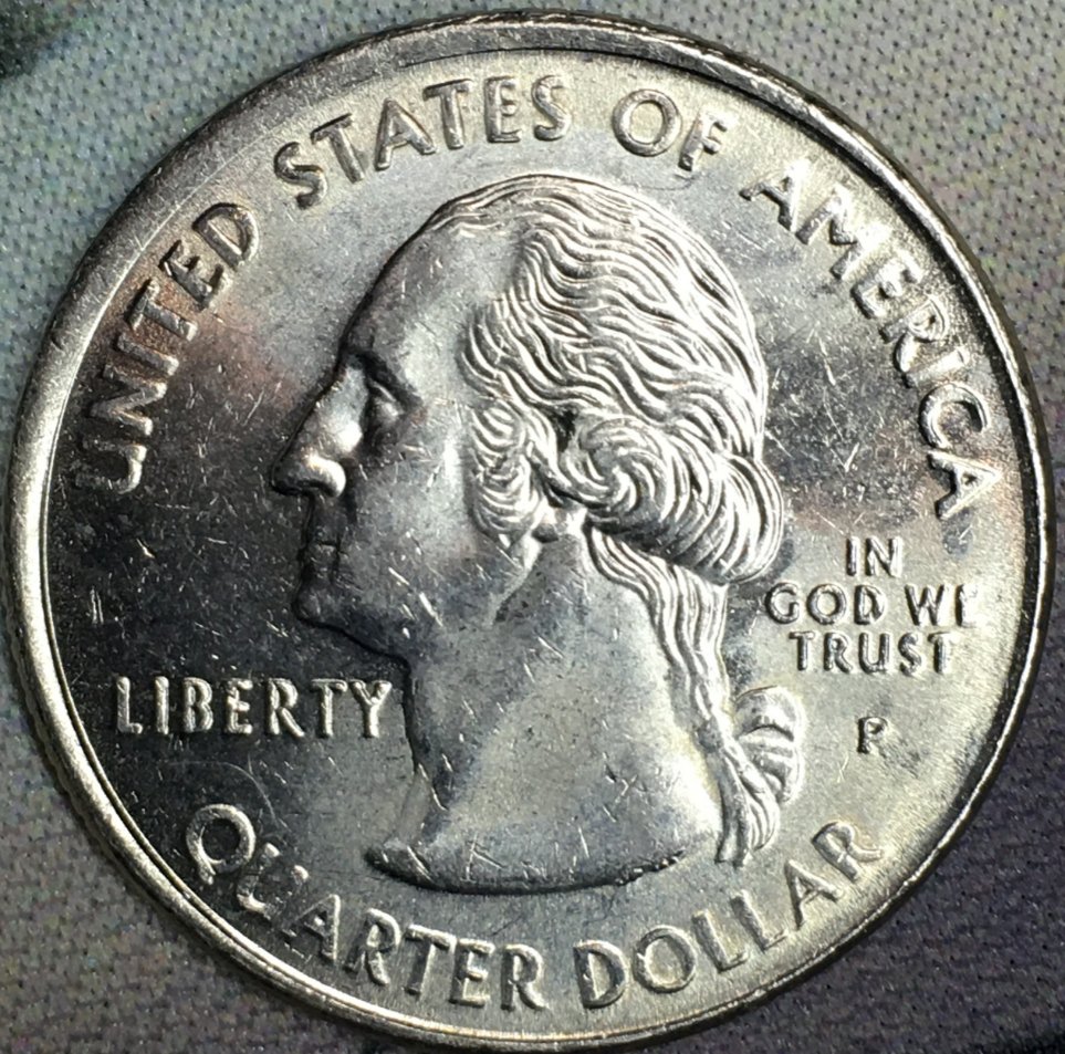 1999-P-Connecticut-Quarter-Slight-Off-Center-Strike