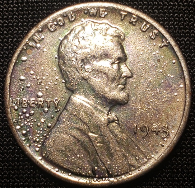 1943-1c-With-Plating-Issue/Gas-Bubbles?-Stunner