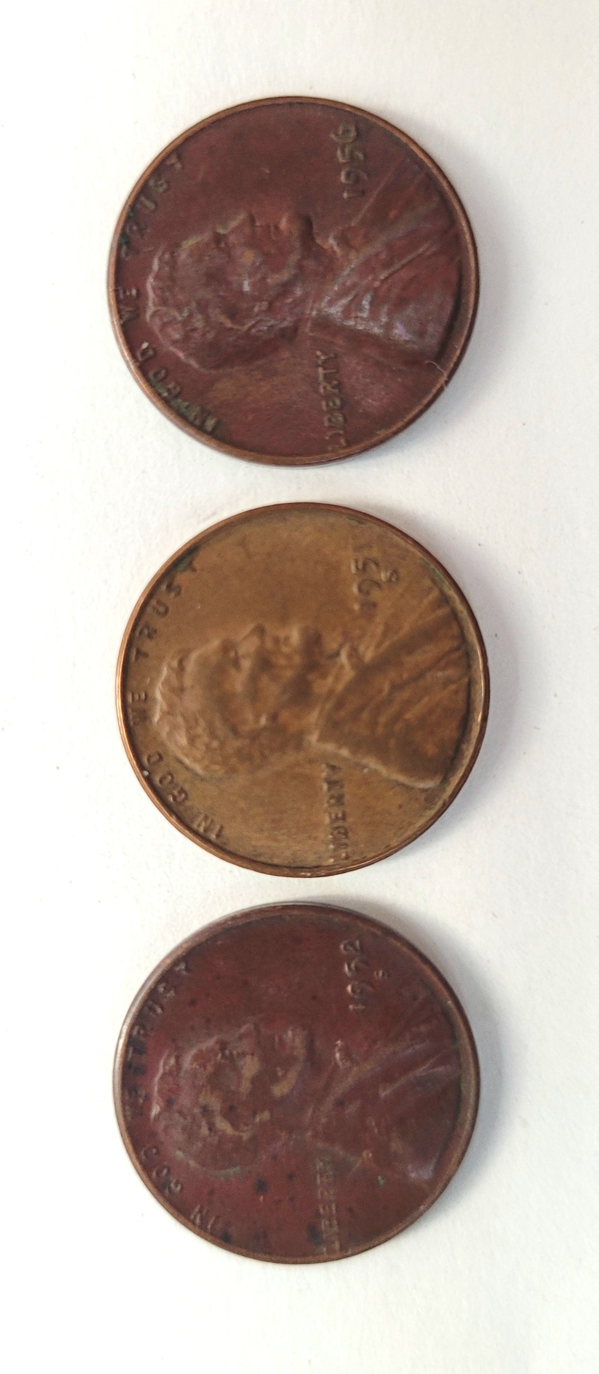 Grandma's-1950's-Pennies-Color-Question