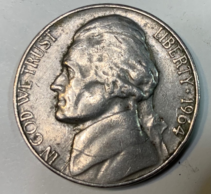1964-Jefferson-Nickel,-D/D-RPM?