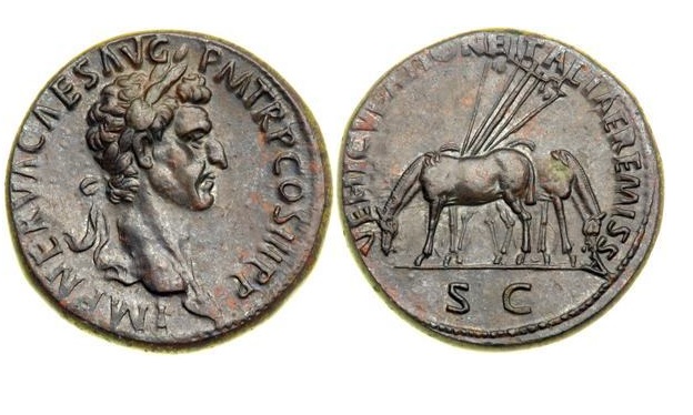 Some-Sort-Of-Plaster?-Replica-Coin-Ancient-Rome-6.0-Grams-33.7mm-For-ID