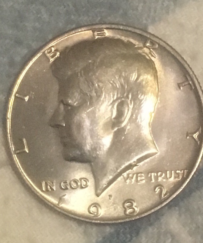 I-Founds-A-1982-P-Half-Dollar-No-FG-From-Rolls!