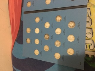 Silver-Roosevelt-Dimes-1946-1964-Almost-Completely-Set-From-CRH.