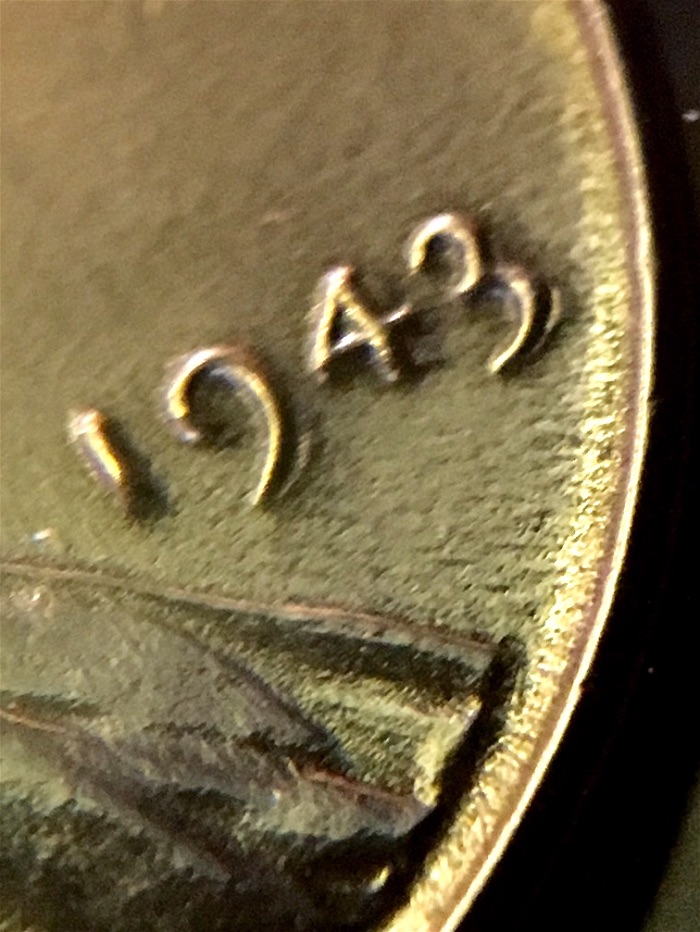 1943-P-Uncirculated-Wheat-Pennies~-Are-These-Markings-Errors